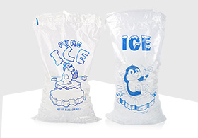 Ice bags Plastic poly bag