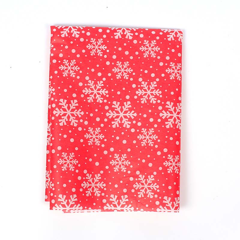 Christmas Tissue Paper 500x700mm Snowflake Pattern - 50 Sheets